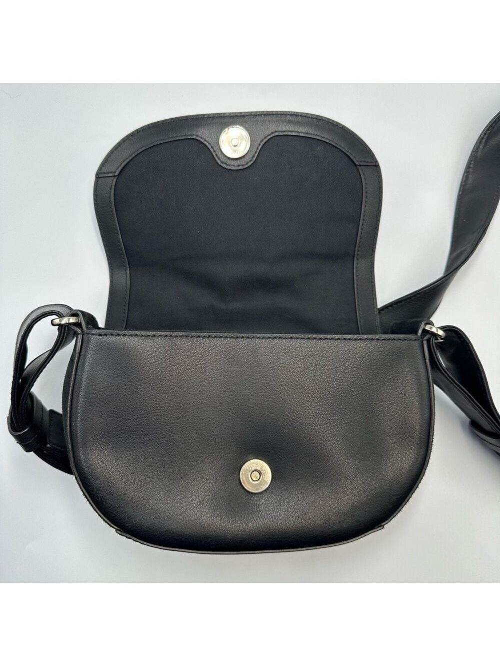 Ted Baker Women's Equenia Equestrian Mini Cross Body Bag Black Leather - Picture 8 of 16